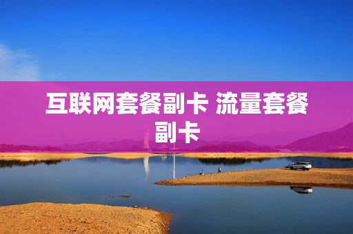 互联网套餐副卡 流量套餐副卡