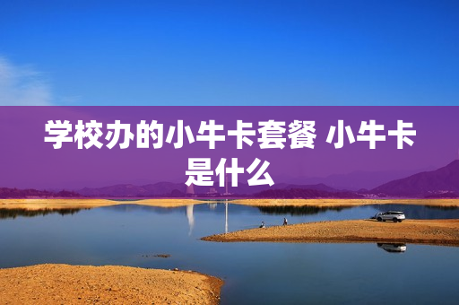 学校办的小牛卡套餐 小牛卡是什么