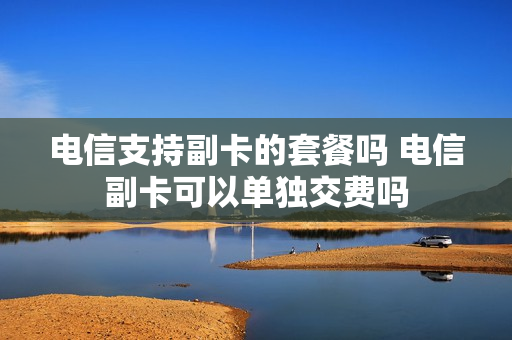 电信支持副卡的套餐吗 电信副卡可以单独交费吗