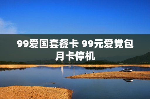 99爱国套餐卡 99元爱党包月卡停机