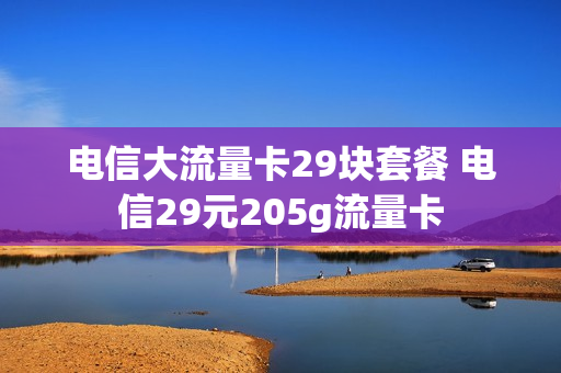 电信大流量卡29块套餐 电信29元205g流量卡