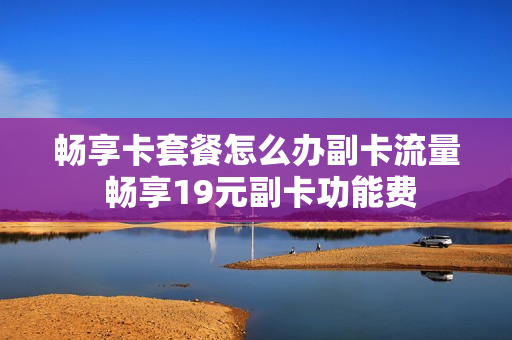 畅享卡套餐怎么办副卡流量 畅享19元副卡功能费
