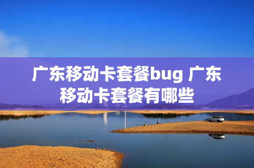 广东移动卡套餐bug 广东移动卡套餐有哪些