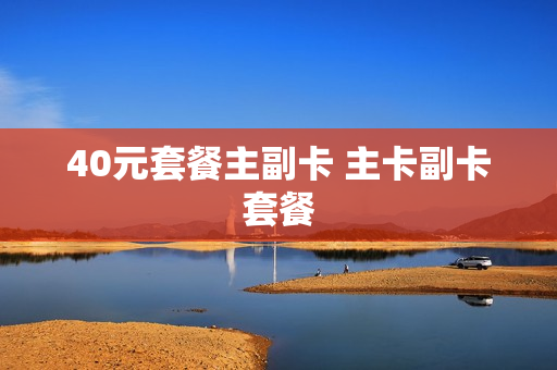 40元套餐主副卡 主卡副卡套餐