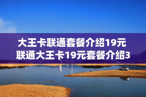 大王卡联通套餐介绍19元 联通大王卡19元套餐介绍30g