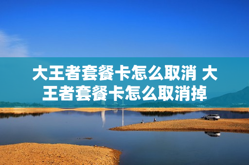 大王者套餐卡怎么取消 大王者套餐卡怎么取消掉