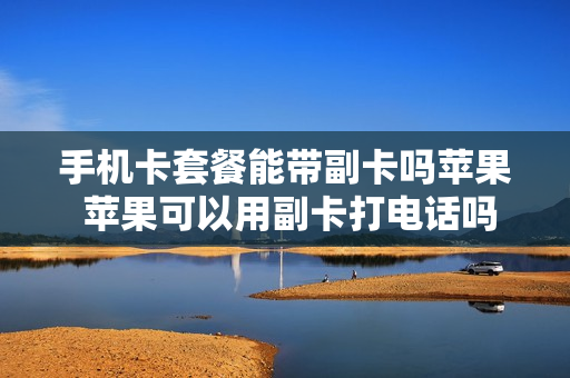 手机卡套餐能带副卡吗苹果 苹果可以用副卡打电话吗