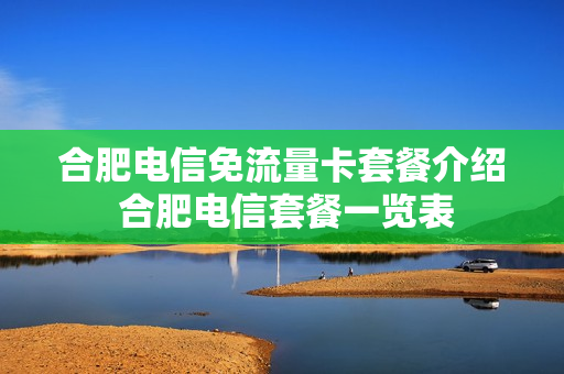 合肥电信免流量卡套餐介绍 合肥电信套餐一览表