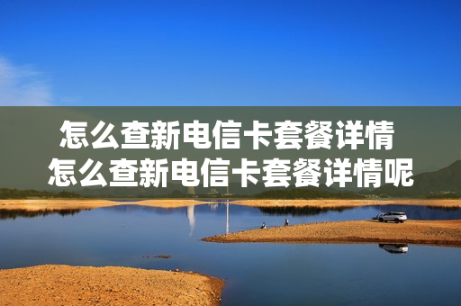 怎么查新电信卡套餐详情 怎么查新电信卡套餐详情呢