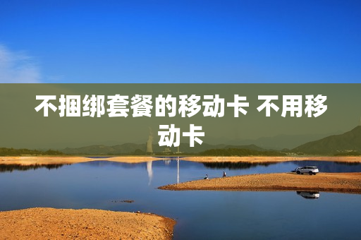 不捆绑套餐的移动卡 不用移动卡