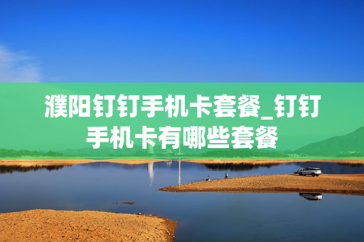 濮阳钉钉手机卡套餐_钉钉手机卡有哪些套餐