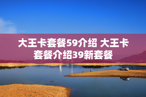 大王卡套餐59介绍 大王卡套餐介绍39新套餐
