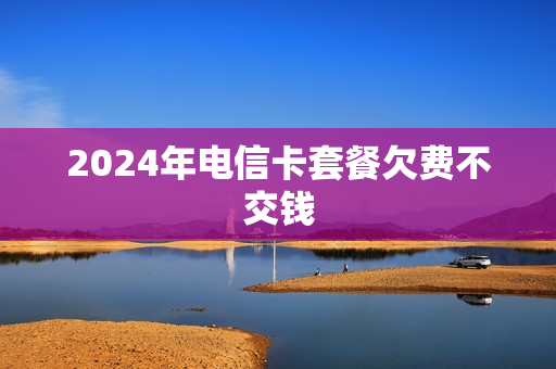 2024年电信卡套餐欠费不交钱