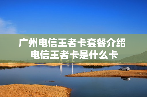 广州电信王者卡套餐介绍 电信王者卡是什么卡