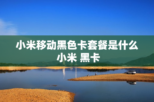 小米移动黑色卡套餐是什么 小米 黑卡