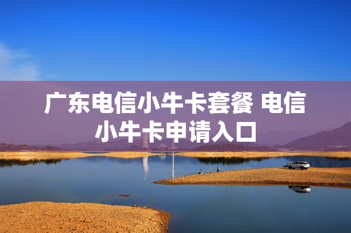 广东电信小牛卡套餐 电信小牛卡申请入口