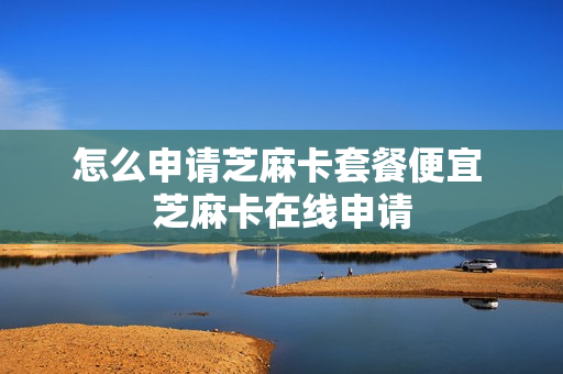 怎么申请芝麻卡套餐便宜 芝麻卡在线申请