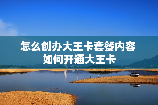 怎么创办大王卡套餐内容 如何开通大王卡