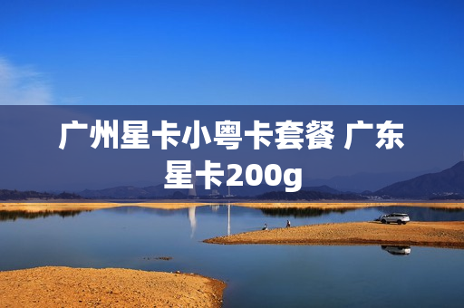 广州星卡小粤卡套餐 广东星卡200g