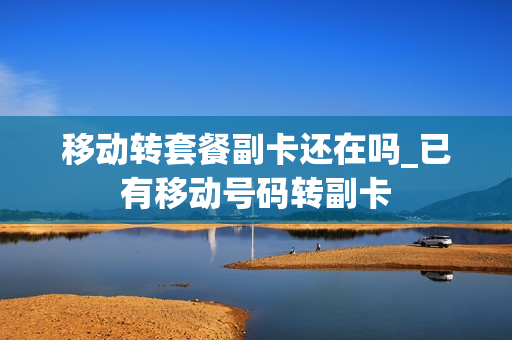移动转套餐副卡还在吗_已有移动号码转副卡