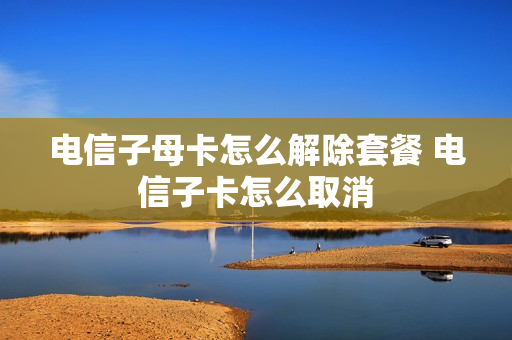 电信子母卡怎么解除套餐 电信子卡怎么取消