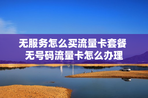 无服务怎么买流量卡套餐 无号码流量卡怎么办理