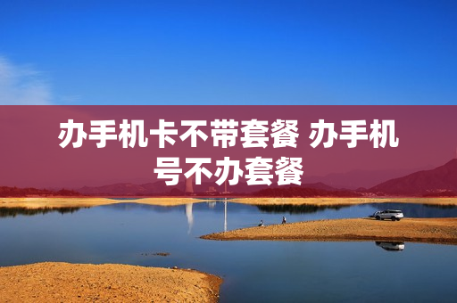 办手机卡不带套餐 办手机号不办套餐