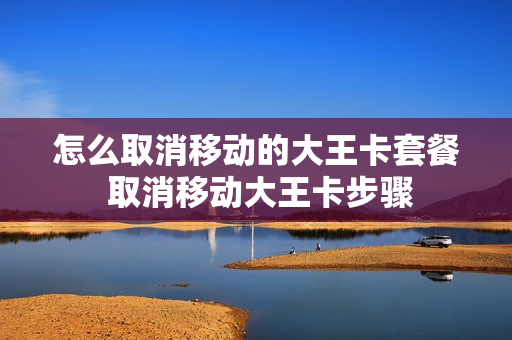 怎么取消移动的大王卡套餐 取消移动大王卡步骤