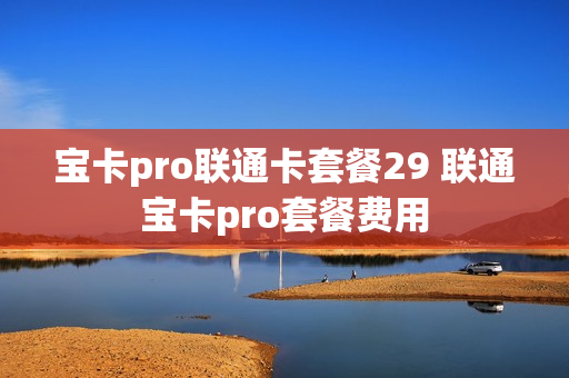 宝卡pro联通卡套餐29 联通宝卡pro套餐费用