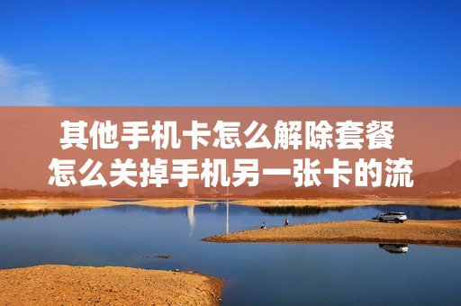 其他手机卡怎么解除套餐 怎么关掉手机另一张卡的流量