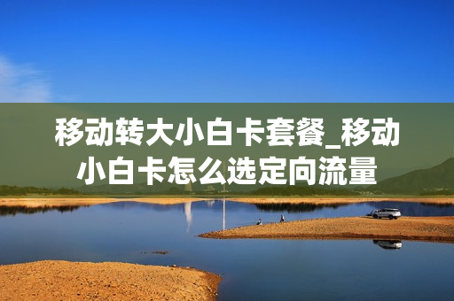 移动转大小白卡套餐_移动小白卡怎么选定向流量
