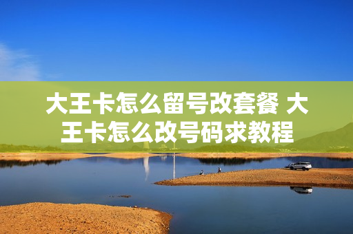 大王卡怎么留号改套餐 大王卡怎么改号码求教程