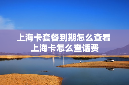 上海卡套餐到期怎么查看 上海卡怎么查话费