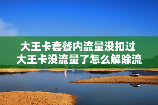 大王卡套餐内流量没扣过 大王卡没流量了怎么解除流量封顶?