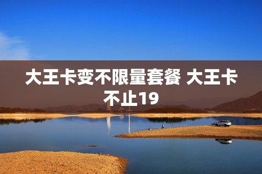 大王卡变不限量套餐 大王卡不止19