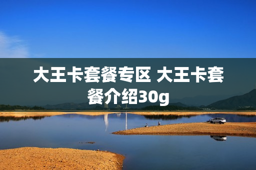 大王卡套餐专区 大王卡套餐介绍30g