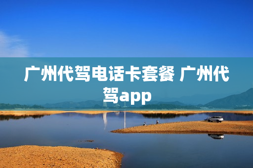 广州代驾电话卡套餐 广州代驾app