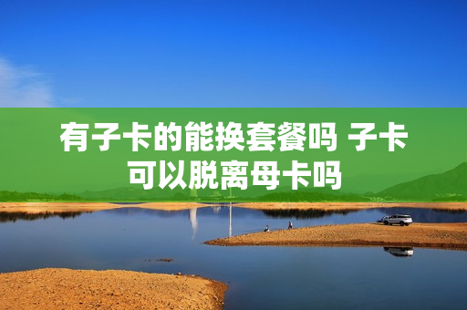 有子卡的能换套餐吗 子卡可以脱离母卡吗