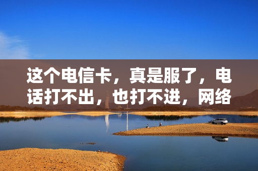 这个电信卡，真是服了，电话打不出，也打不进，网络不可用？