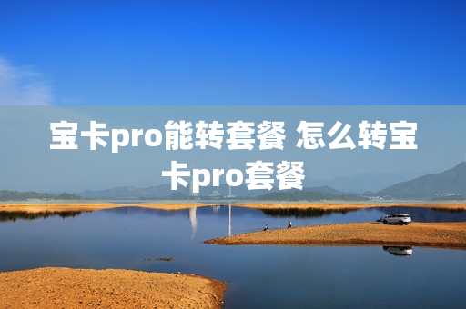 宝卡pro能转套餐 怎么转宝卡pro套餐