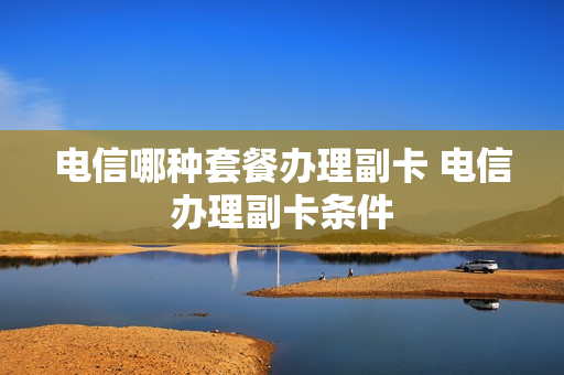 电信哪种套餐办理副卡 电信办理副卡条件