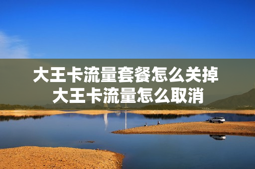 大王卡流量套餐怎么关掉 大王卡流量怎么取消