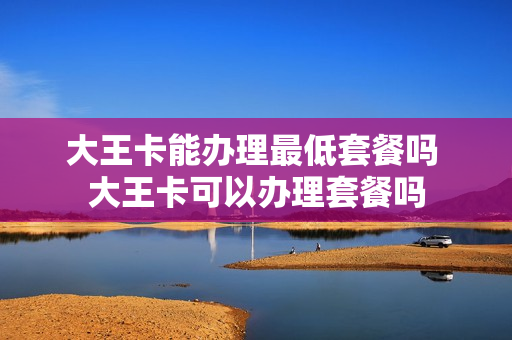 大王卡能办理最低套餐吗 大王卡可以办理套餐吗