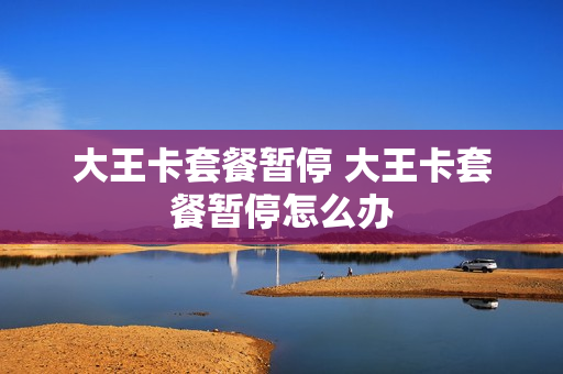 大王卡套餐暂停 大王卡套餐暂停怎么办