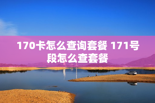 170卡怎么查询套餐 171号段怎么查套餐