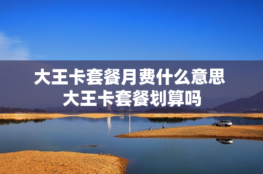 大王卡套餐月费什么意思 大王卡套餐划算吗
