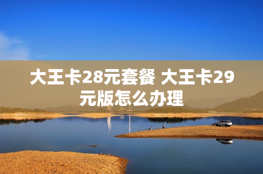 大王卡28元套餐 大王卡29元版怎么办理