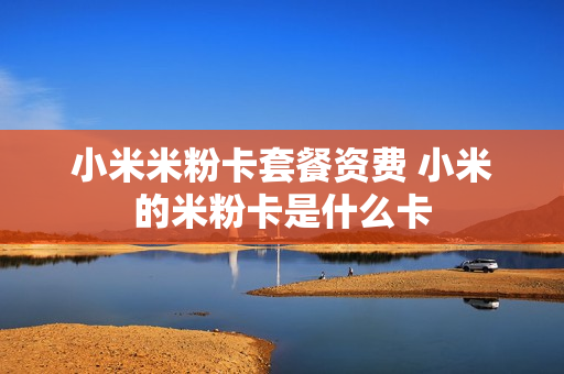 小米米粉卡套餐资费 小米的米粉卡是什么卡