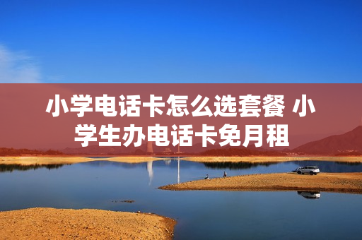 小学电话卡怎么选套餐 小学生办电话卡免月租