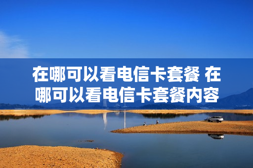 在哪可以看电信卡套餐 在哪可以看电信卡套餐内容